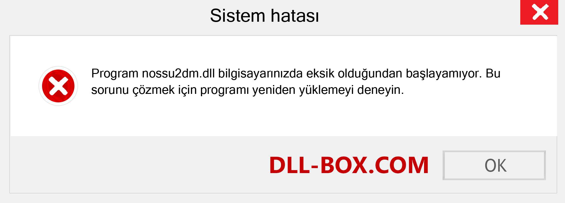 nossu2dm.dll dosyası eksik mi? Windows 7, 8, 10 için İndirin - Windows'ta nossu2dm dll Eksik Hatasını Düzeltin, fotoğraflar, resimler